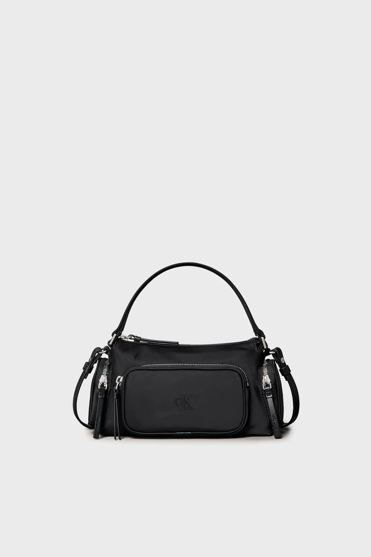 Calvin Klein Logolu Çıkarılabilir Askılı LV04F3132GUB1 Bayan Çanta LV04F3132G UB1 SİYAH - 1