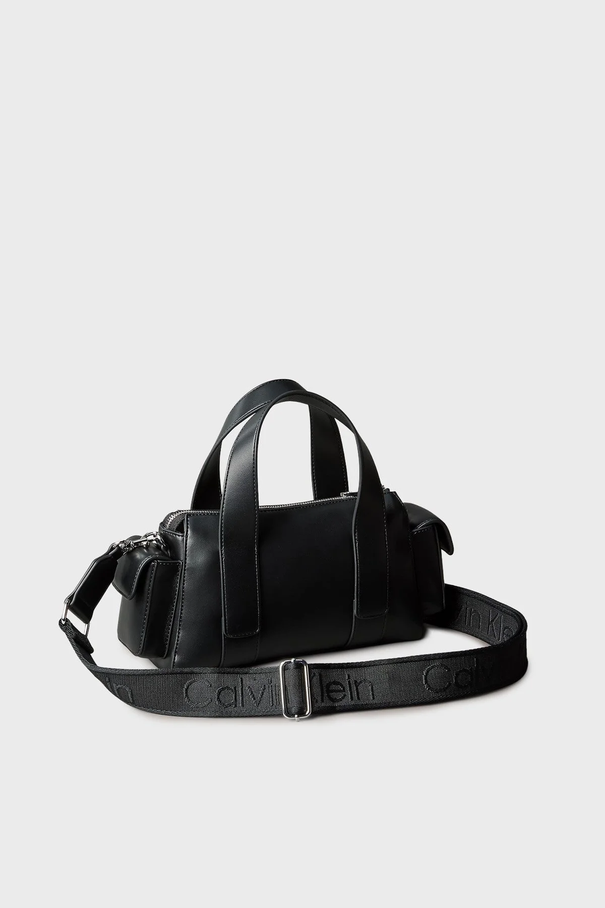 Calvin Klein Logolu Çıkarılabilir Askılı LV04F3291G2QP Bayan Çanta LV04F3291G 2QP SİYAH - 3