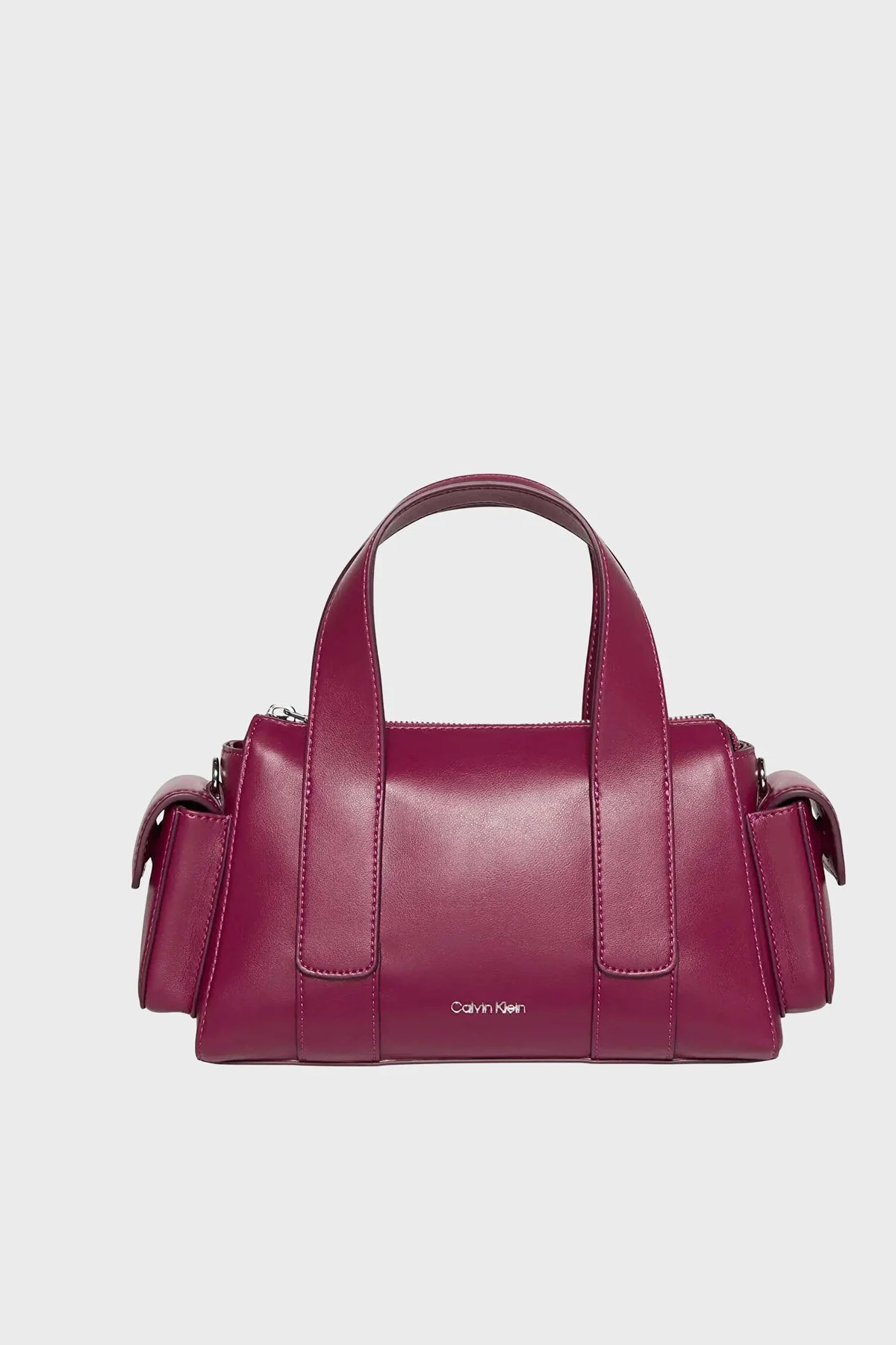 Calvin Klein Logolu Çıkarılabilir Askılı LV04F3291GZ1K Kadın Çanta LV04F3291G Z1K BORDO - 1