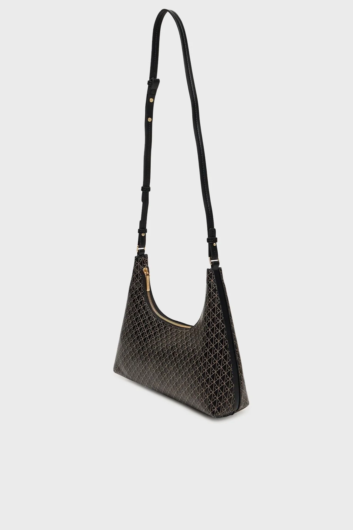 Calvin Klein Logolu Çıkarılabilir Askılı LV04F3298G2XA Bayan Çanta LV04F3298G 2XA SİYAH - 4