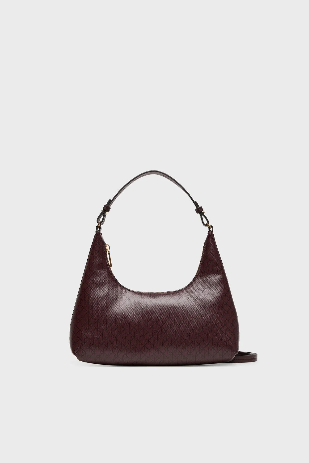 Calvin Klein Logolu Çıkarılabilir Askılı LV04F3298G2XD Bayan Çanta LV04F3298G 2XD BORDO - 1