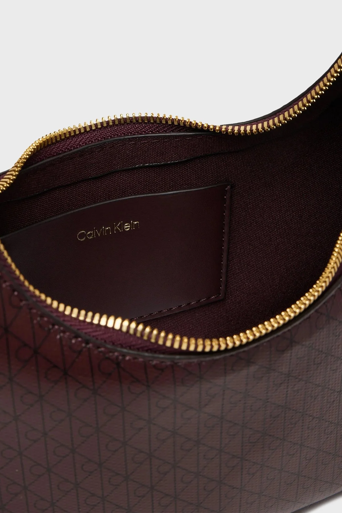 Calvin Klein Logolu Çıkarılabilir Askılı LV04F3298G2XD Bayan Çanta LV04F3298G 2XD BORDO - 5