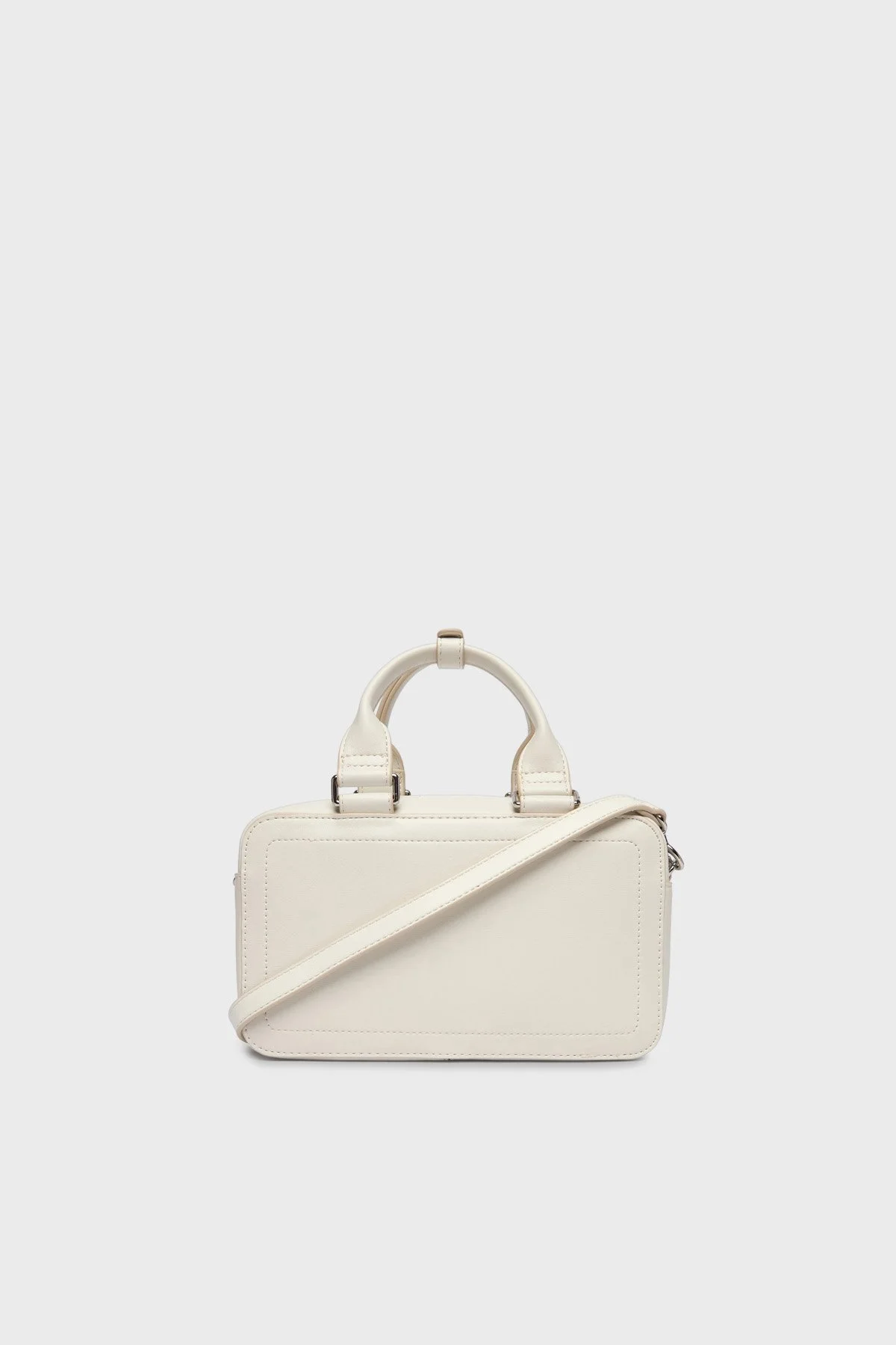 Calvin Klein Logolu Çıkarılabilir Askılı LV04F3411GFUP Bayan Çanta LV04F3411G FUP EKRU - 3