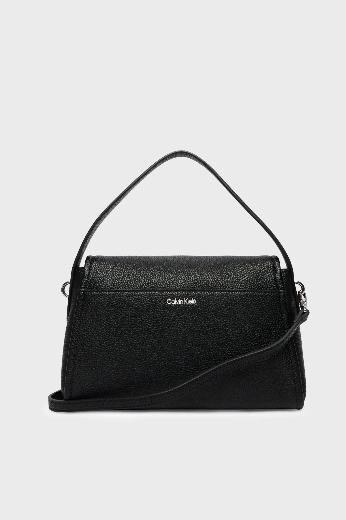 Calvin Klein Logolu Çıkarılabilir Askılı LV04F3425GUB1 Bayan Çanta LV04F3425G UB1 SİYAH - 3