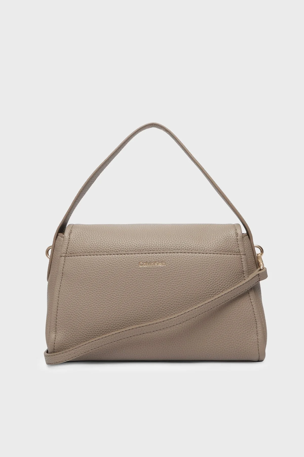 Calvin Klein Logolu Çıkarılabilir Askılı LV04F3425GVFU Bayan Çanta LV04F3425G VFU TOPRAK - 3