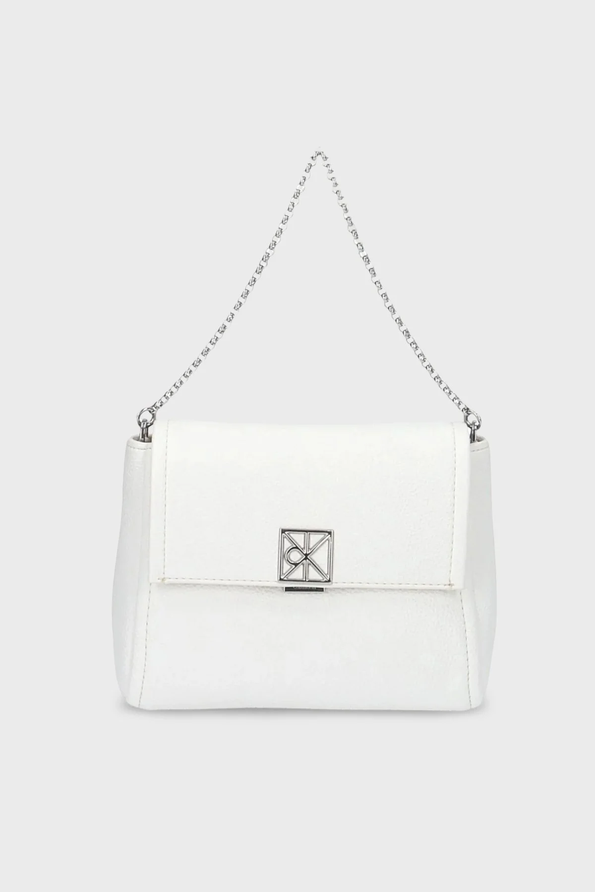 Calvin Klein Logolu Çıkarılabilir Askılı LV04F3511G4LX Kadın Çanta LV04F3511G 4LX BEYAZ - 1