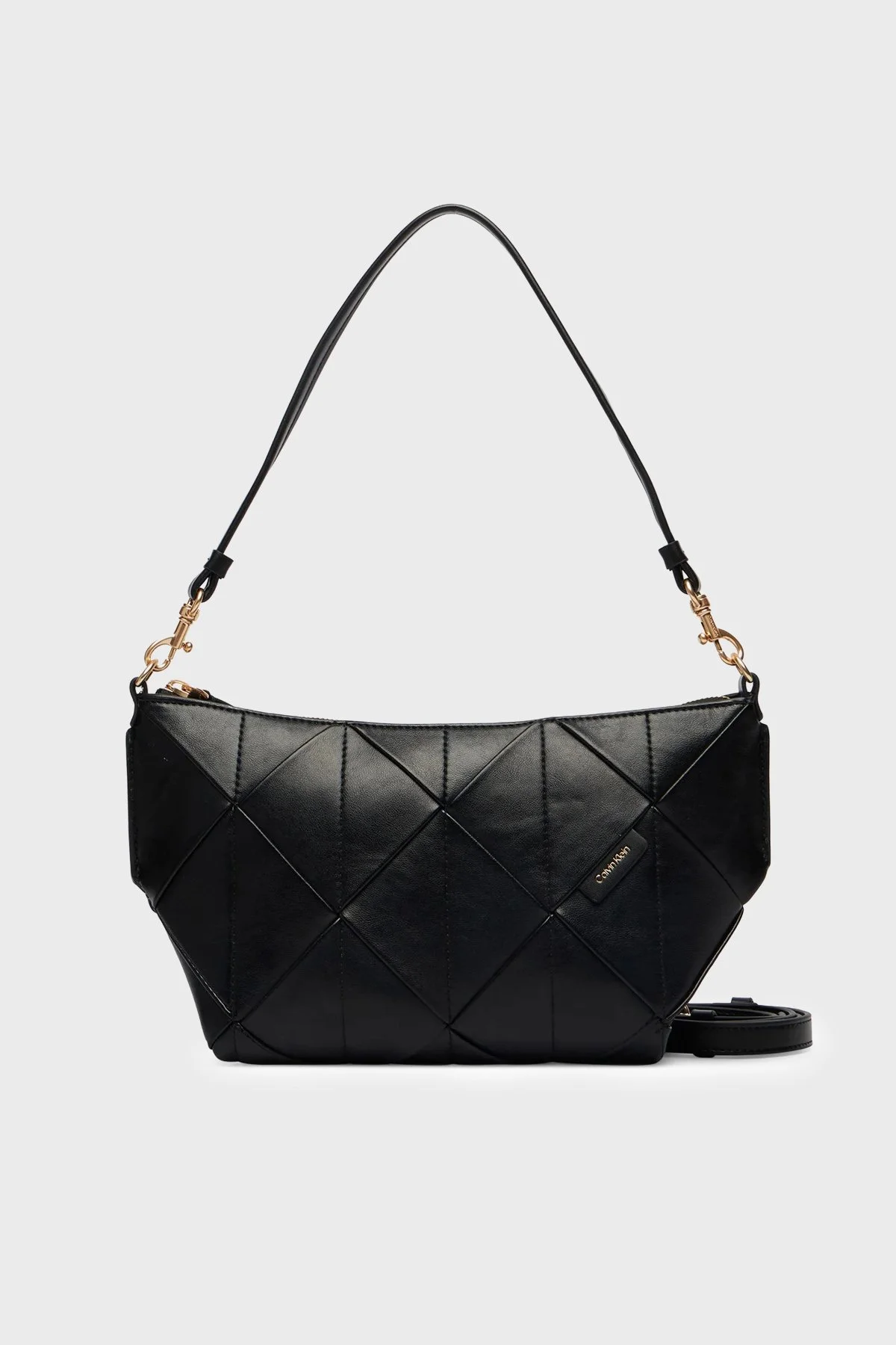 Calvin Klein Logolu Çıkarılabilir Askılı LV04F3546GUB1 Kadın Çanta LV04F3546G UB1 Siyah - 3