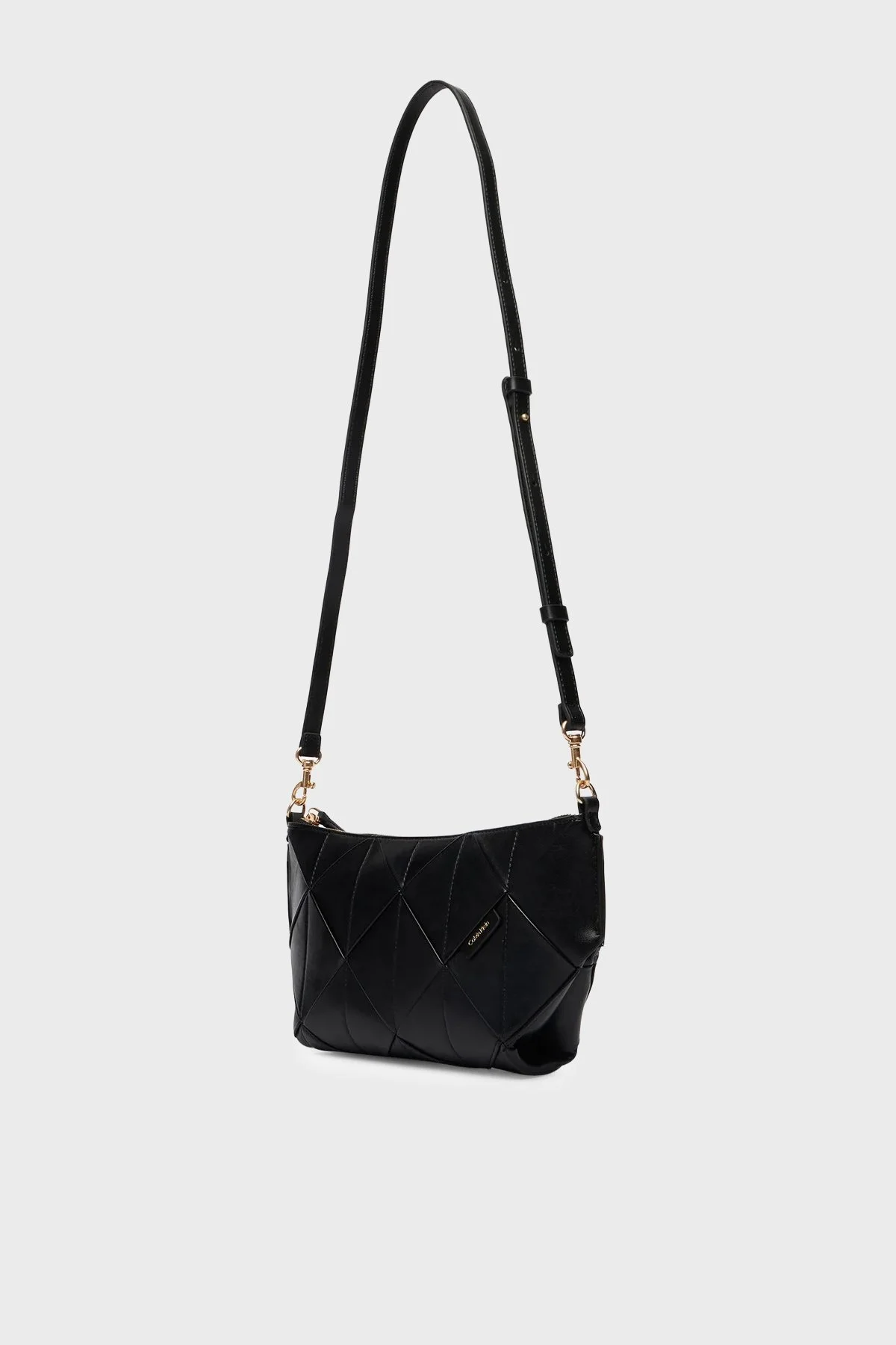 Calvin Klein Logolu Çıkarılabilir Askılı LV04F3546GUB1 Kadın Çanta LV04F3546G UB1 Siyah - 4