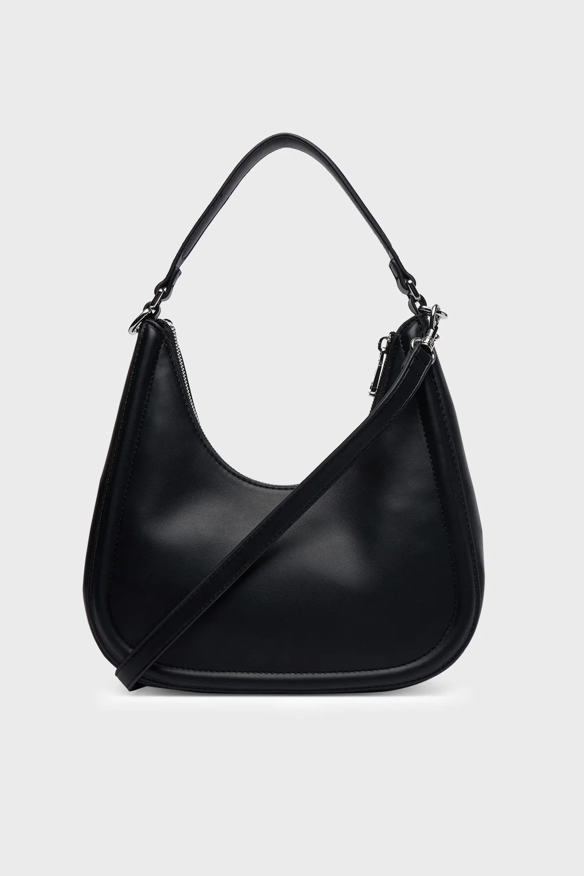 Calvin Klein Logolu Çıkarılabilir Askılı LV04F3561G3L2 Kadın Çanta LV04F3561G 3L2 SİYAH - 3