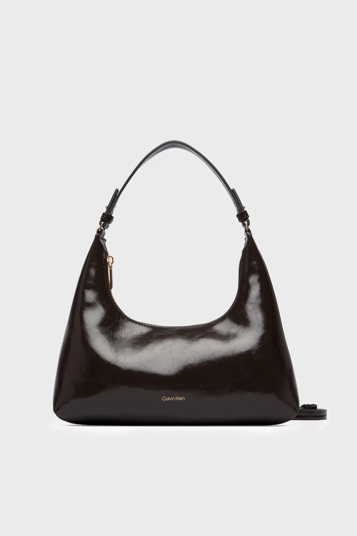 Calvin Klein Logolu Çıkarılabilir Askılı LV04F3737GBAL Kadın Çanta LV04F3737G BAL Kahve - 1