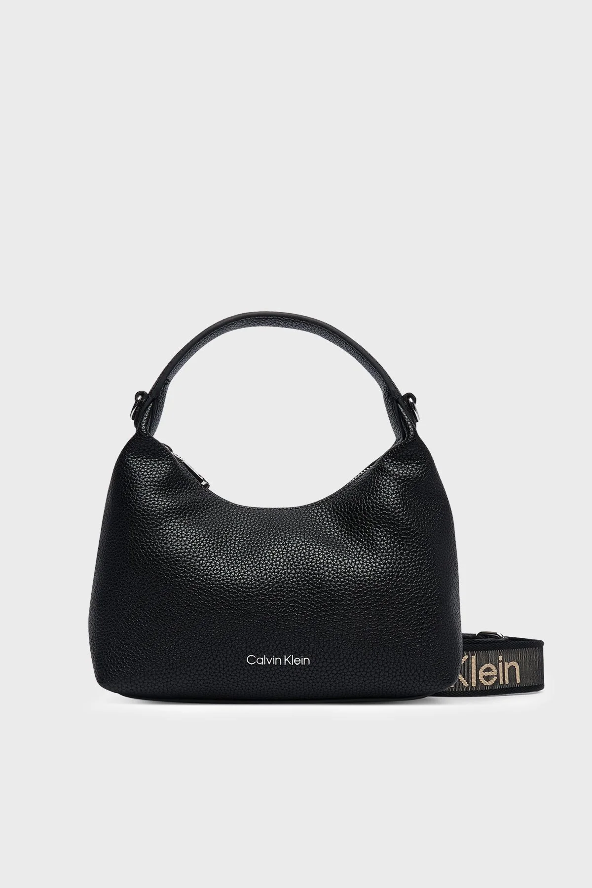 Calvin Klein Logolu Çıkarılabilir Askılı LV04F3892GUB1 Kadın Çanta LV04F3892G UB1 Siyah - 1