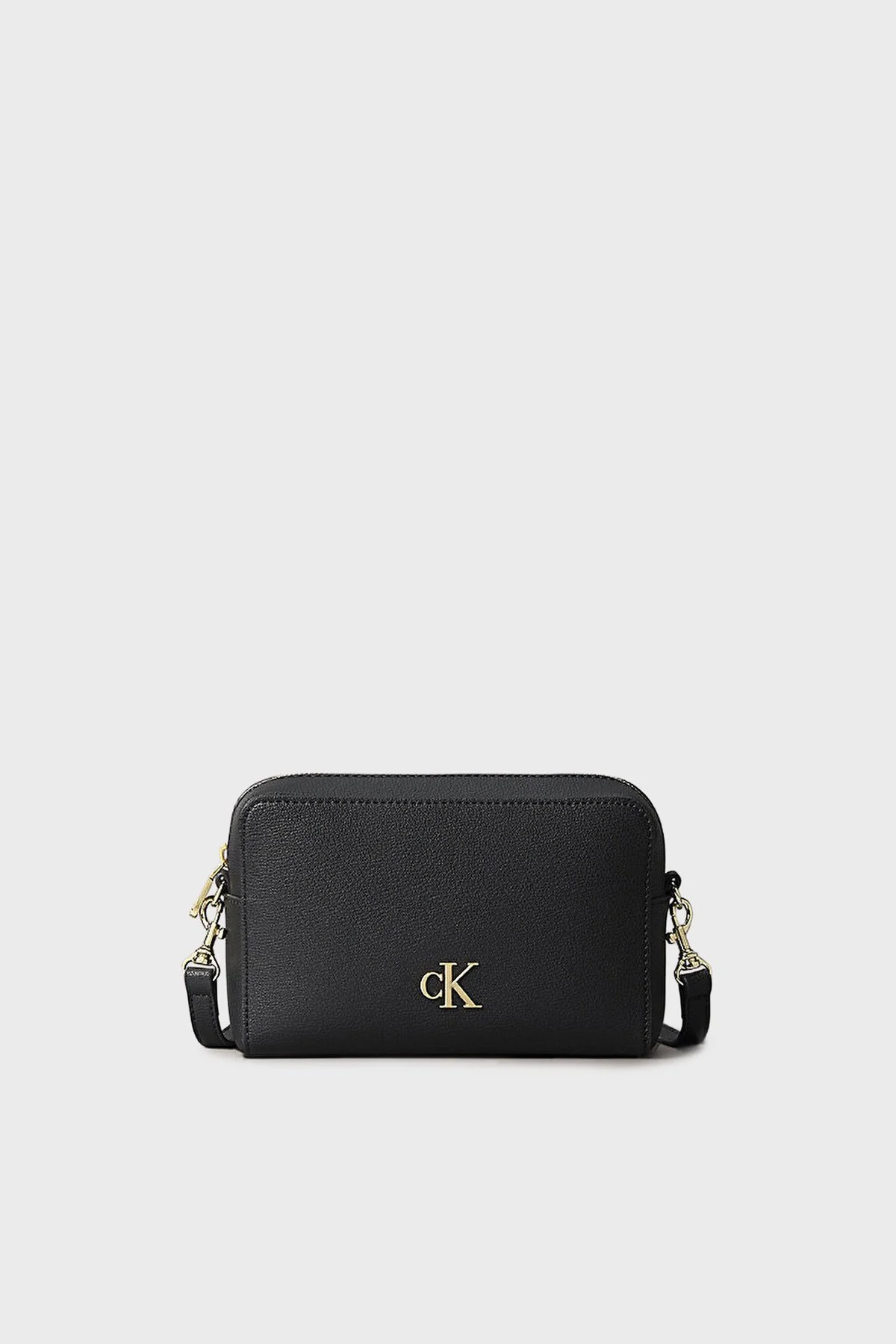 Calvin Klein Logolu Çıkarılabilir Askılı LV04K3162GUB1 Bayan Çanta LV04K3162G UB1 SİYAH - 1