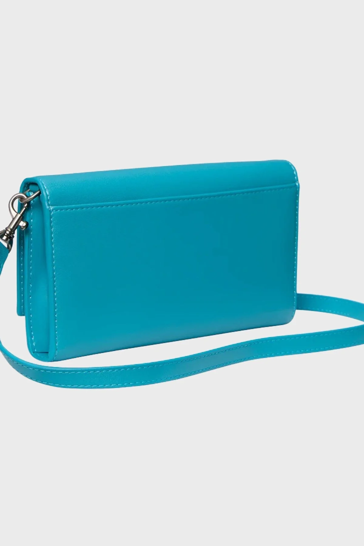 Calvin Klein Logolu Çıkarılabilir Askılı Portföy LV04K1006GXT6 Bayan Cüzdan LV04K1006G XT6 YEŞİL - 5