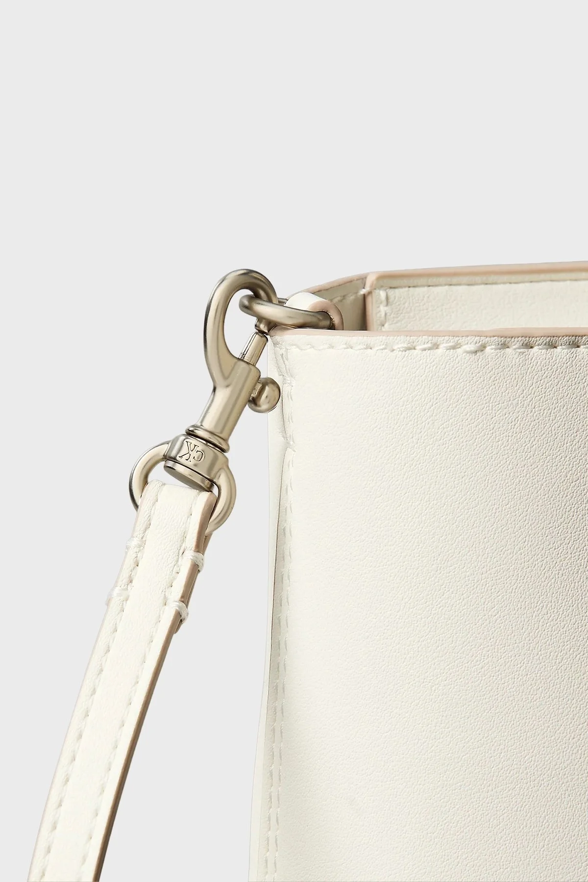 Calvin Klein Logolu Çıkarılabilir Askılı Tote LV04K3111GFUP Bayan Çanta LV04K3111G FUP BEYAZ - 5