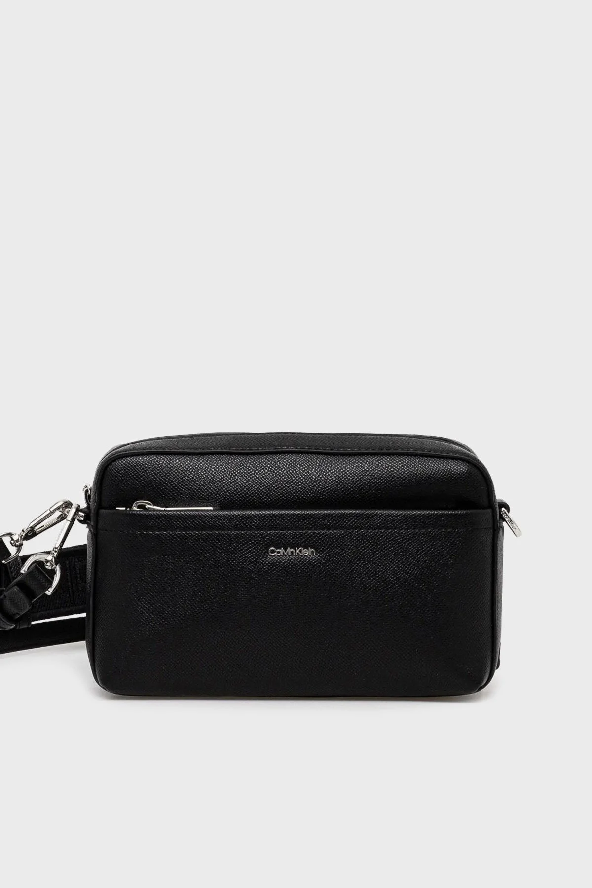 Calvin Klein Logolu Çıkarılabilir Çift Askılı K60K612802BEH Bayan Çanta K60K612802 BEH SİYAH - 6