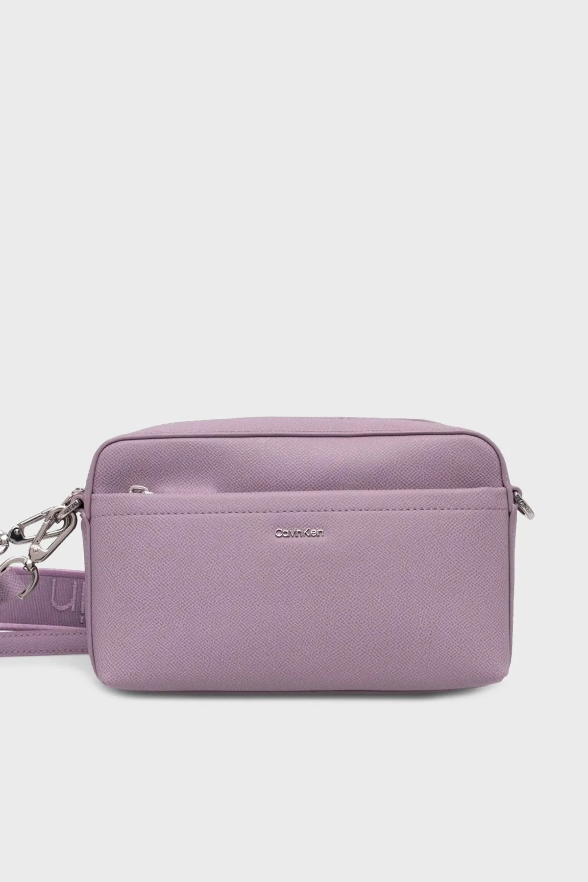 Calvin Klein Logolu Çıkarılabilir Çift Askılı K60K612802VHE Bayan Çanta K60K612802 VHE LİLA - 1