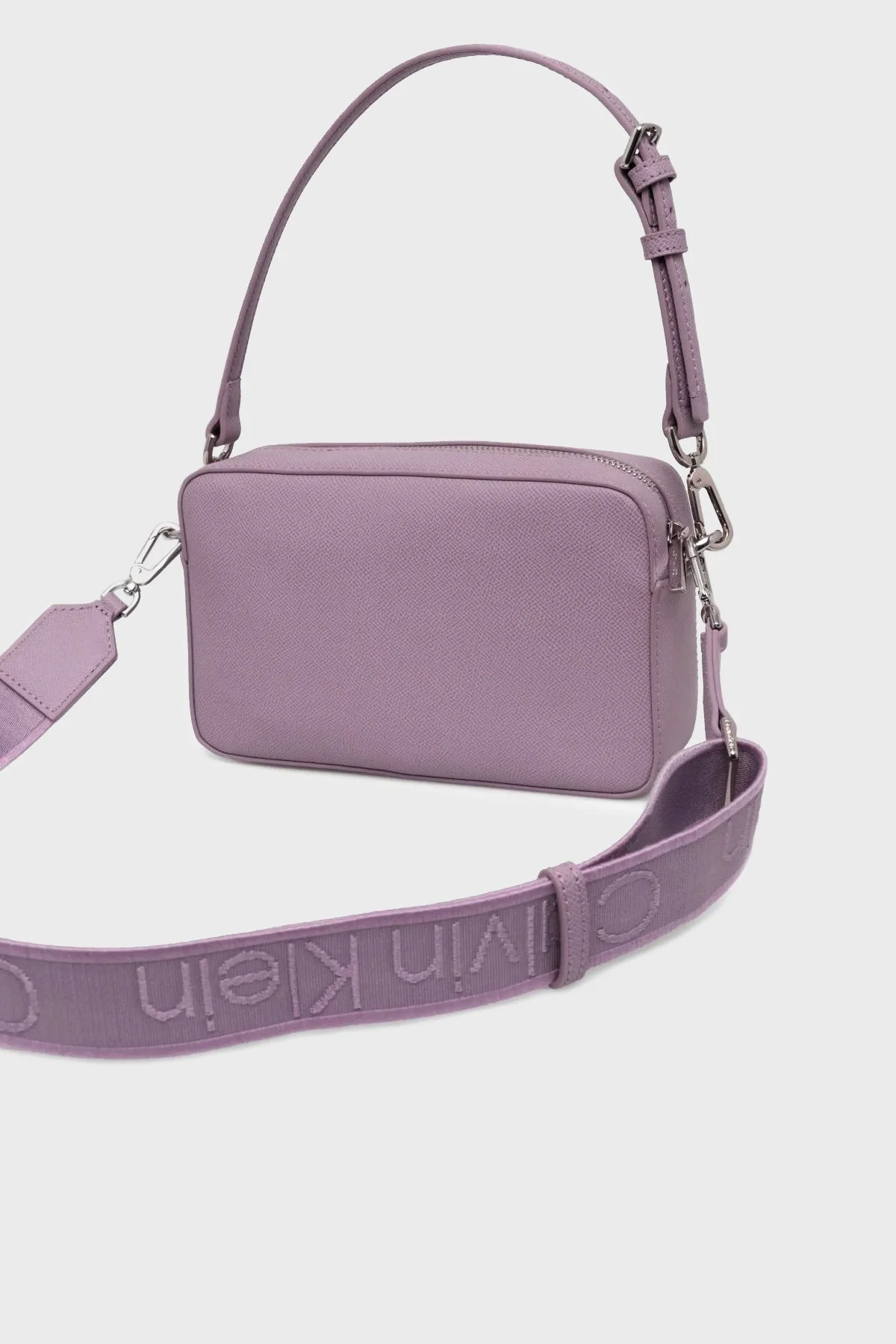 Calvin Klein Logolu Çıkarılabilir Çift Askılı K60K612802VHE Bayan Çanta K60K612802 VHE LİLA - 2