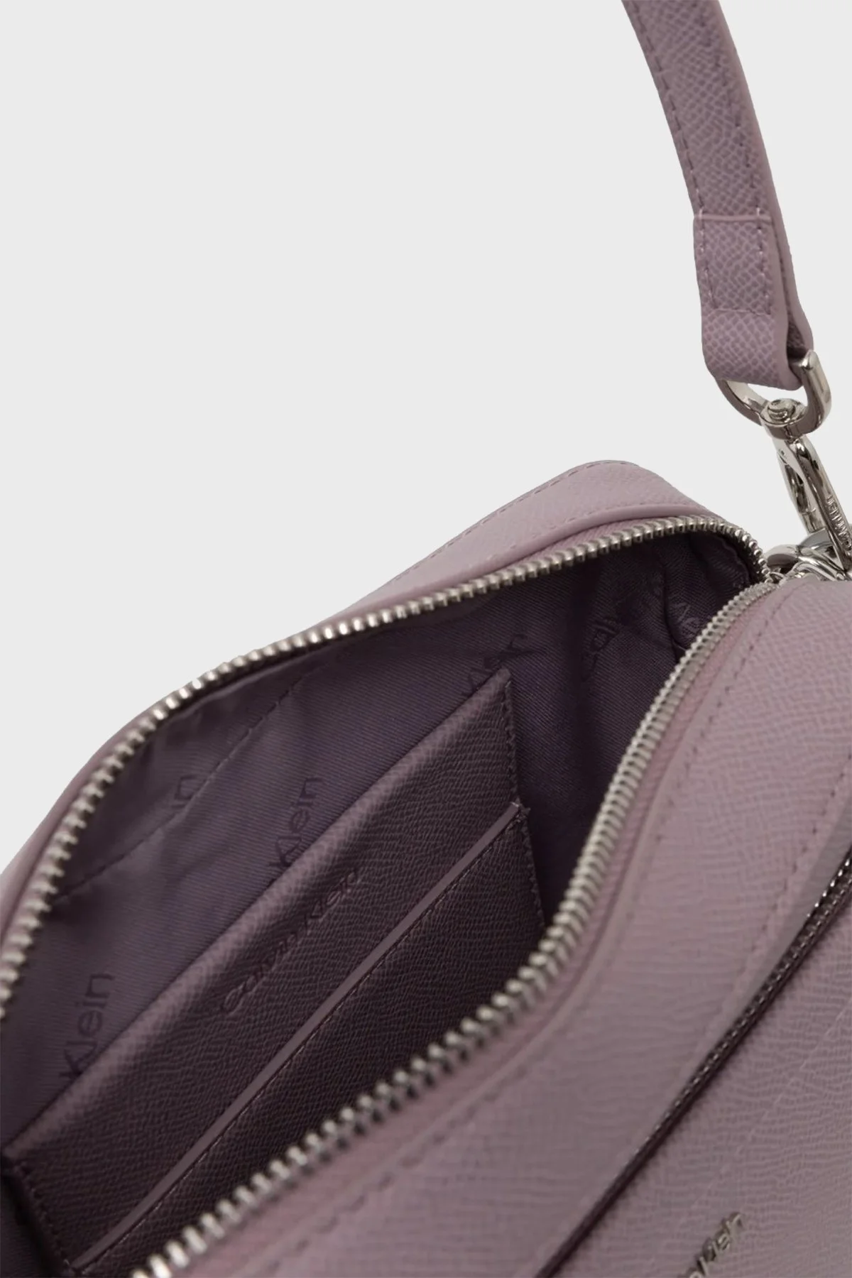 Calvin Klein Logolu Çıkarılabilir Çift Askılı K60K612802VHE Bayan Çanta K60K612802 VHE LİLA - 5