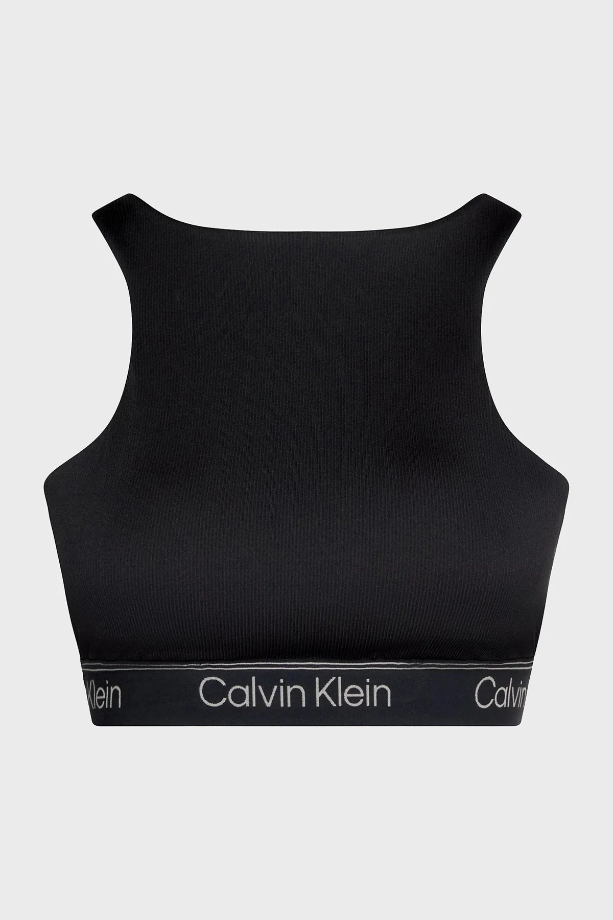 Calvin Klein Logolu Çıkarılabilir Dolgulu Nem Emici Streç Kumaş Spor 00GWS3K123BAE Bayan Sütyen 00GWS3K123 BAE SİYAH - 5