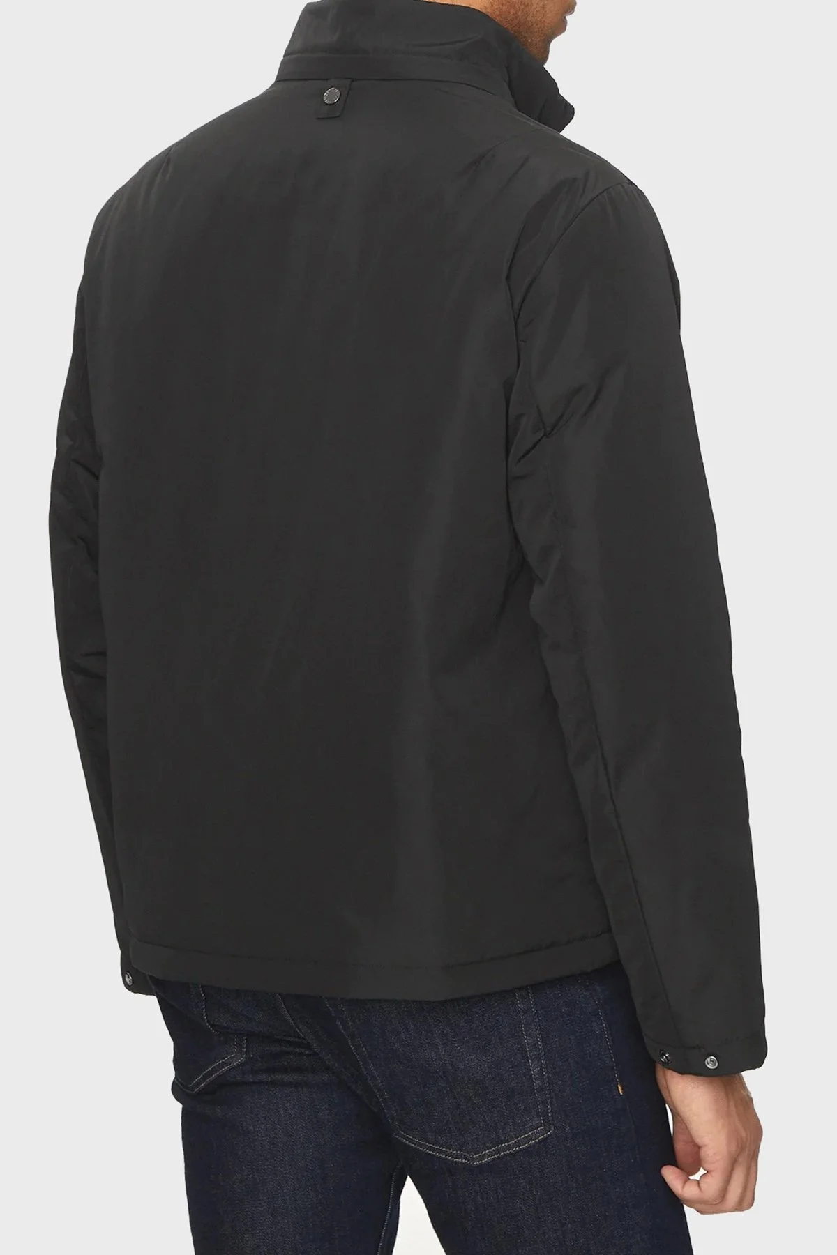 Calvin Klein Logolu Çıkarılabilir Kapüşonlu K10K113005BEH Erkek Ceket K10K113005 BEH SİYAH - 4
