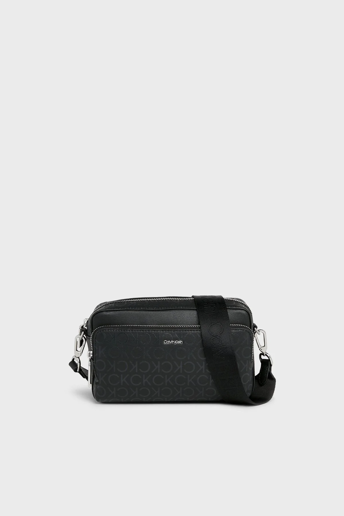 Calvin Klein Logolu Çıkarılabilir Omuz Askılı K60K6119260GJ Bayan Çanta K60K611926 0GJ SİYAH - 1