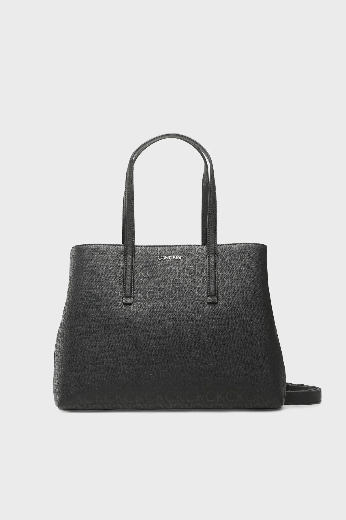 Calvin Klein Logolu Çıkarılabilir Uzatma Askılı K60K6106280GJ Bayan Çanta K60K610628 0GJ SİYAH - 1