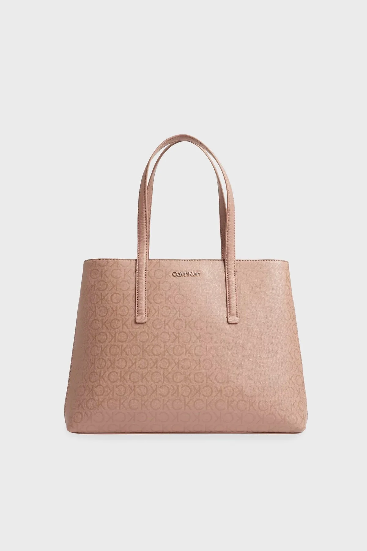 Calvin Klein Logolu Çıkarılabilir Uzatma Askılı K60K6106280HE Bayan Çanta K60K610628 0HE BEJ - 1