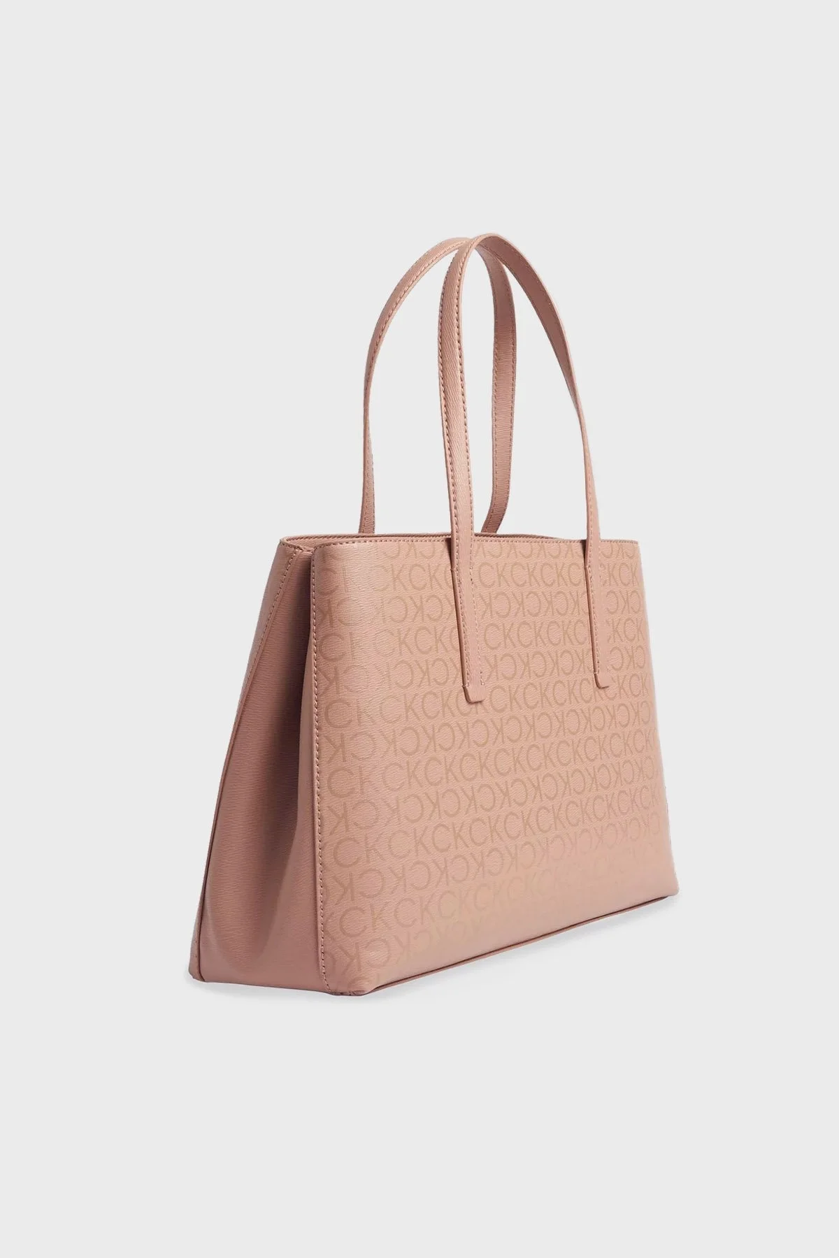 Calvin Klein Logolu Çıkarılabilir Uzatma Askılı K60K6106280HE Bayan Çanta K60K610628 0HE BEJ - 3