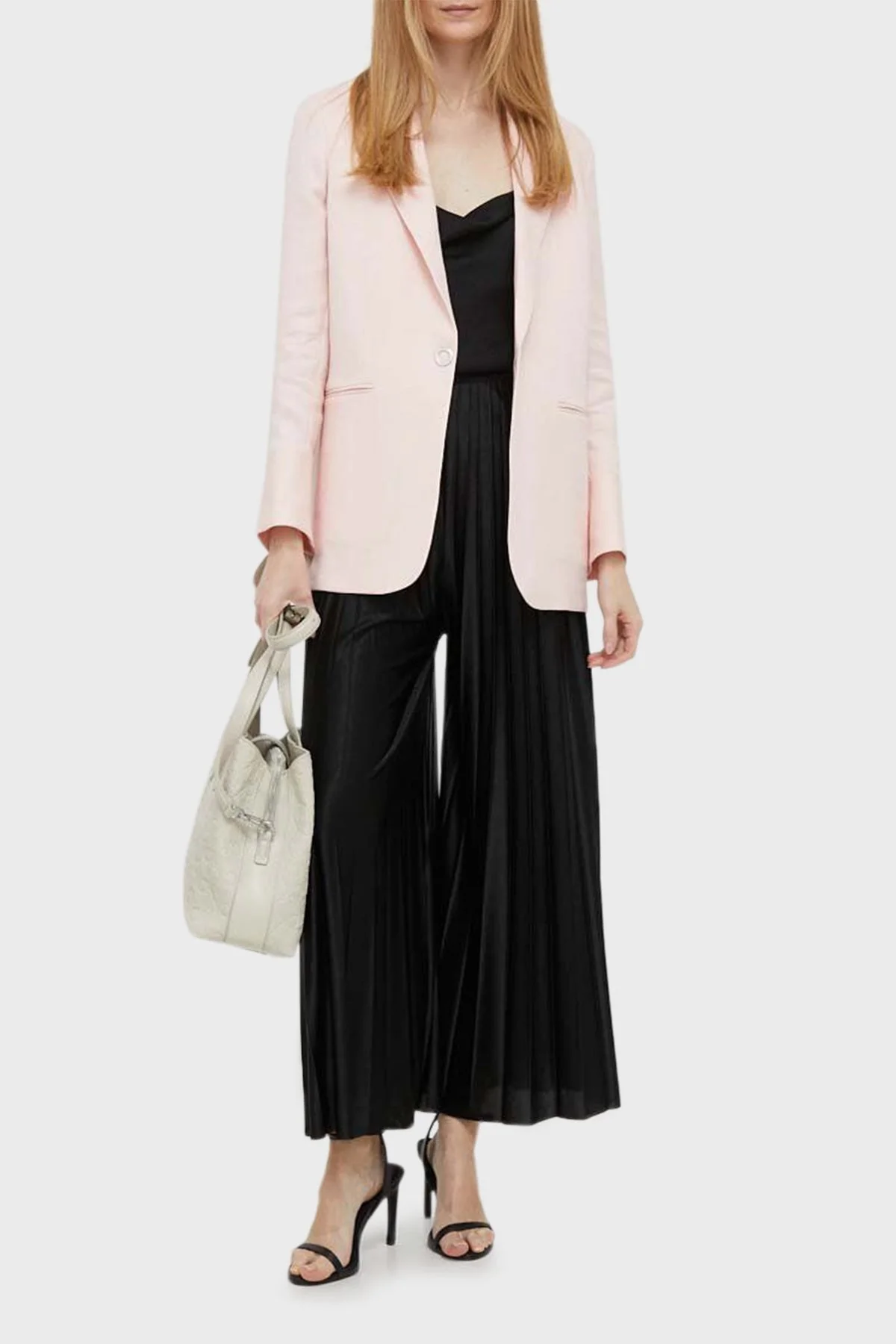 Calvin Klein Logolu Çıkarılabilir Uzatma Askılı K60K610928PEA Bayan Çanta K60K610928 PEA BEJ - 2