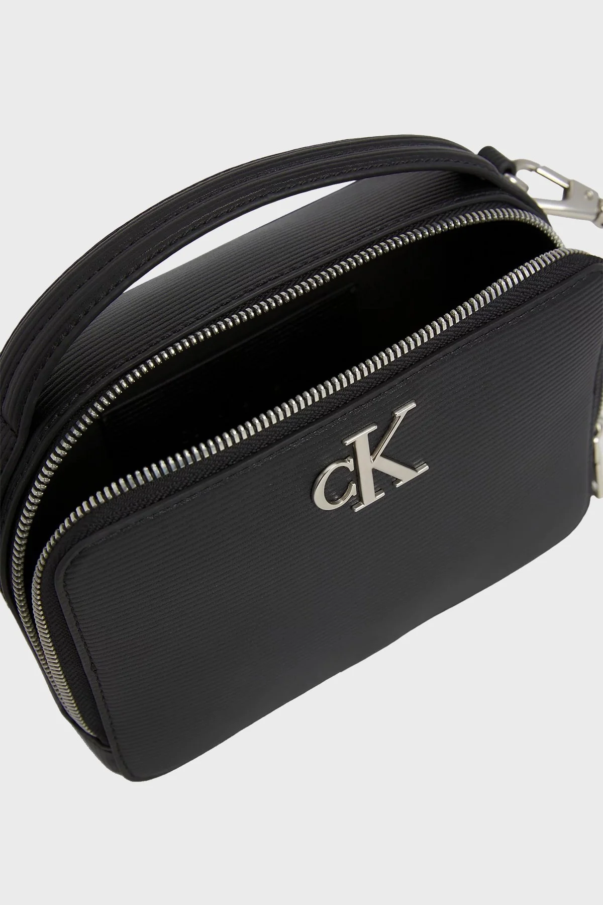 Calvin Klein Logolu Çıkarılabilir Uzatma Askılı K60K611222BDS Bayan Çanta K60K611222 BDS SİYAH - 5