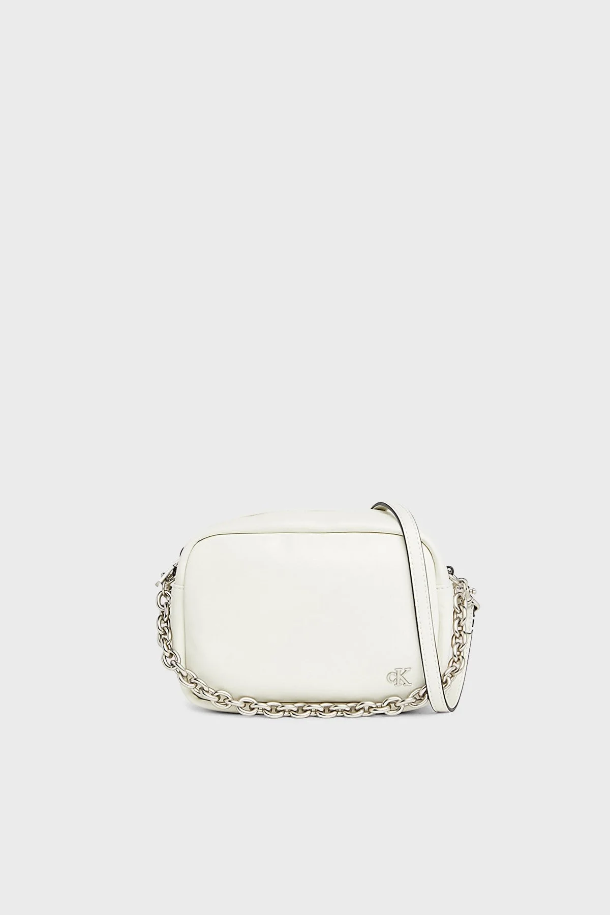 Calvin Klein Logolu Çıkarılabilir Uzatma Askılı K60K611949CGA Bayan Çanta K60K611949 CGA BEYAZ - 1