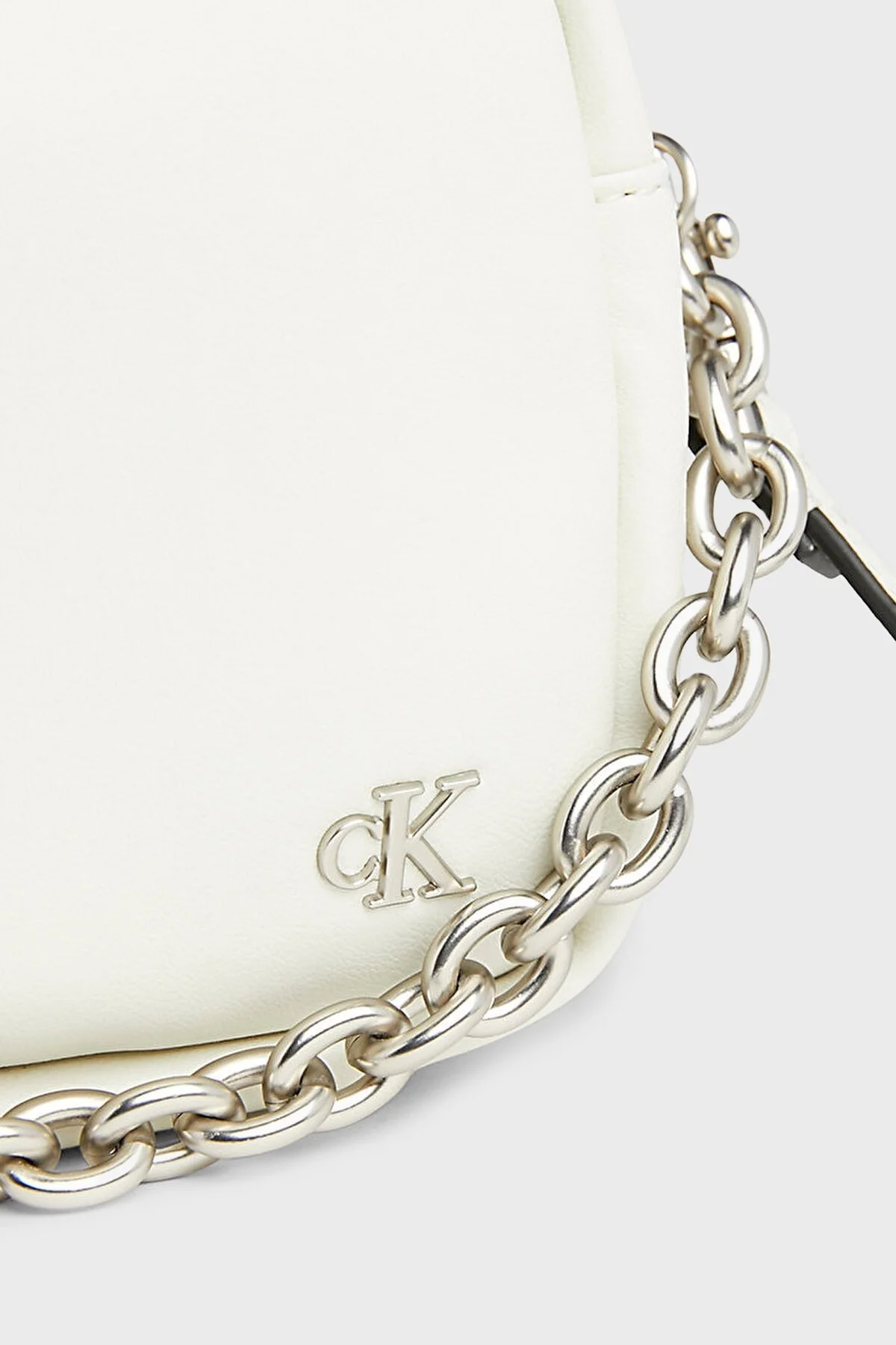 Calvin Klein Logolu Çıkarılabilir Uzatma Askılı K60K611949CGA Bayan Çanta K60K611949 CGA BEYAZ - 3