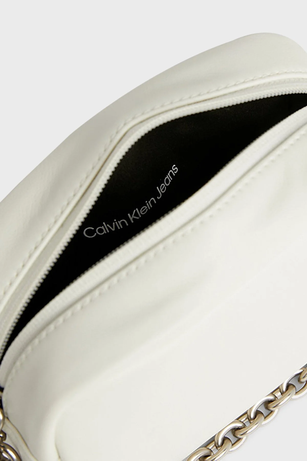 Calvin Klein Logolu Çıkarılabilir Uzatma Askılı K60K611949CGA Bayan Çanta K60K611949 CGA BEYAZ - 5