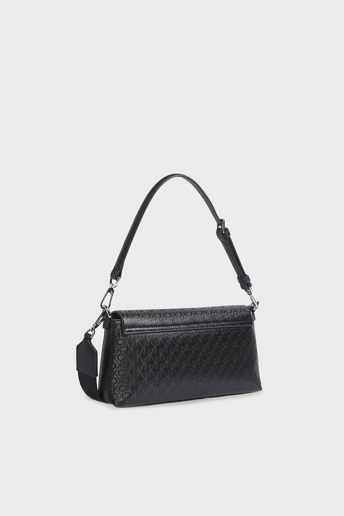 Calvin Klein Logolu Çıkarılabilir ve Ayarlanabilir Askılı LV04F3101GUB1 Bayan Çanta LV04F3101G UB1 SİYAH - 2