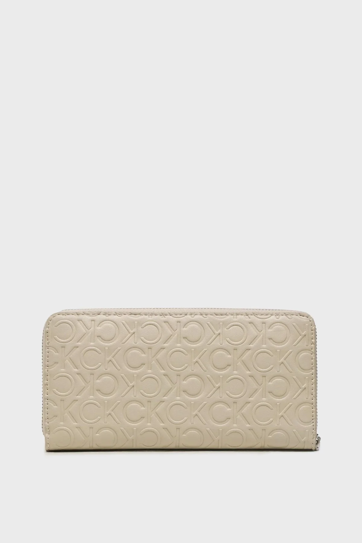 Calvin Klein Logolu Çok Bölmeli K60K610973PEA Bayan Cüzdan K60K610973 PEA BEJ - 2