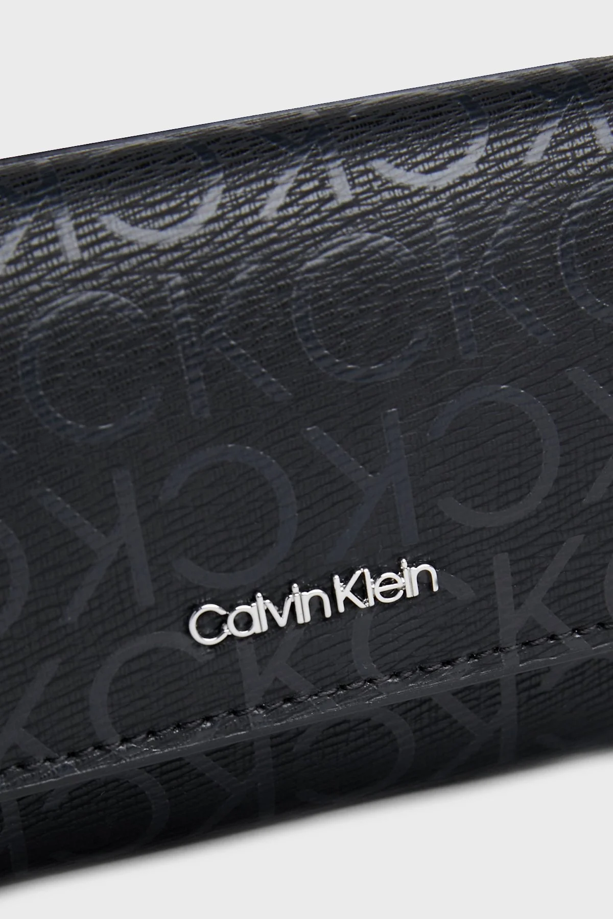 Calvin Klein Logolu Çok Bölmeli K60K6119310GJ Bayan Cüzdan K60K611931 0GJ SİYAH - 3