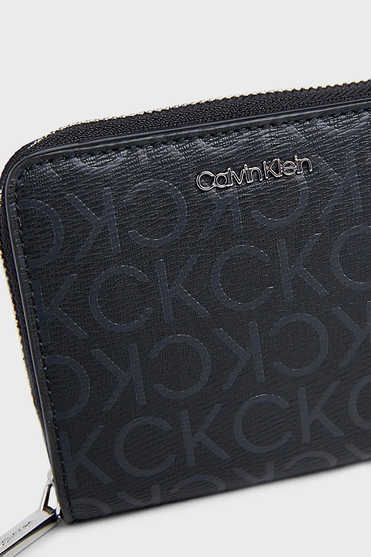 Calvin Klein Logolu Çok Bölmeli K60K6119320GJ Bayan Cüzdan K60K611932 0GJ SİYAH - 3