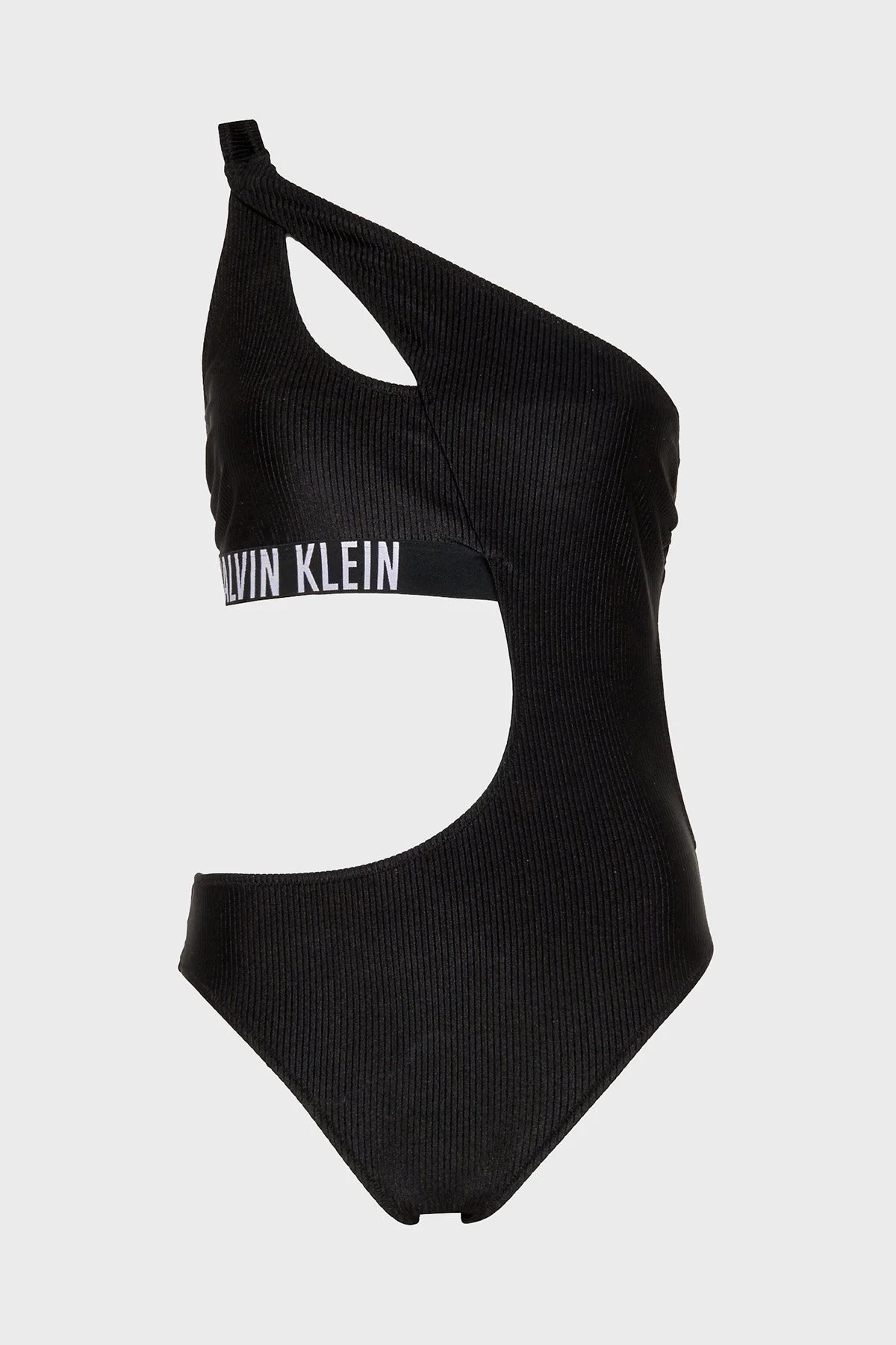 Calvin Klein Logolu Cut Out KW0KW02017BEH Bayan Mayo KW0KW02017 BEH SİYAH - 5