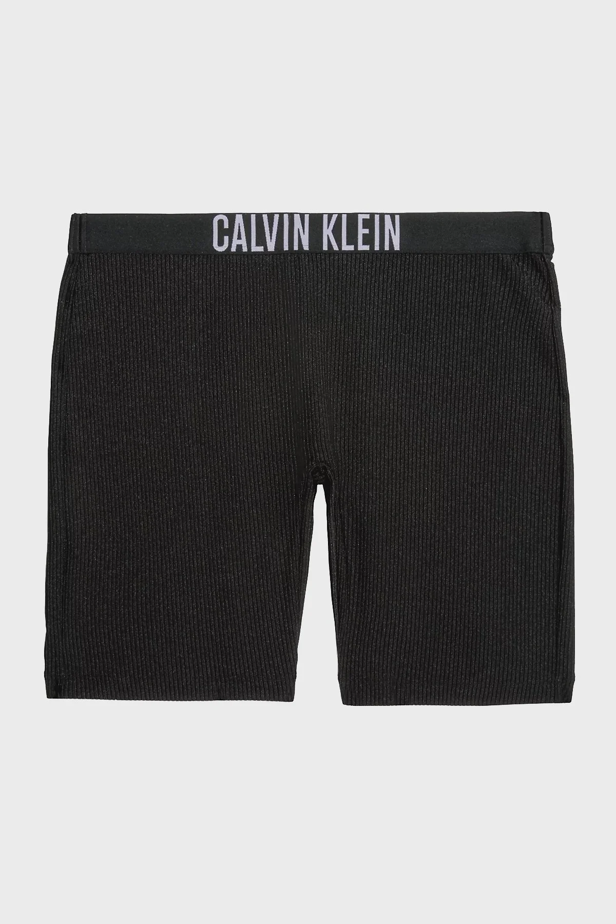 Calvin Klein Logolu Dar Kesim Yüzme KW0KW02021BEH Bayan Short KW0KW02021 BEH SİYAH - 5