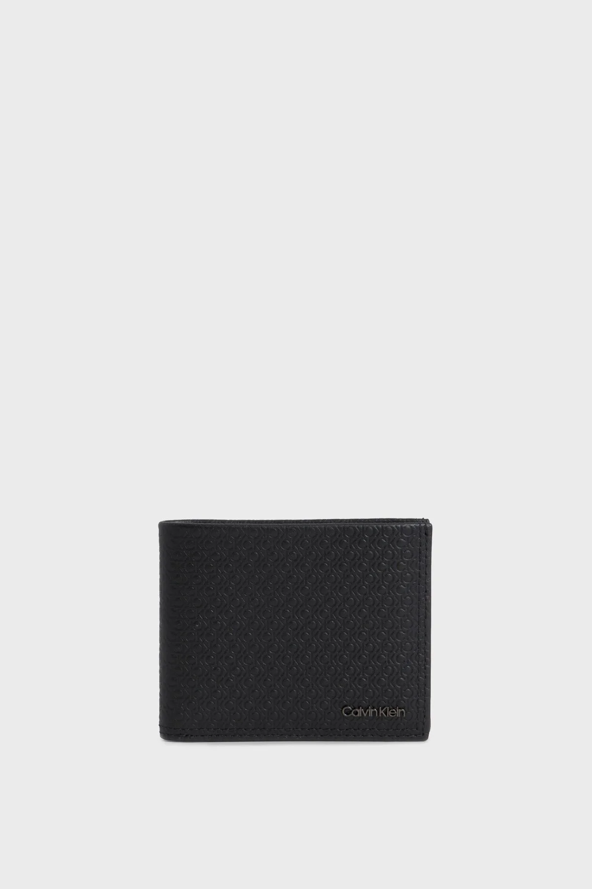 Calvin Klein Logolu Deri K50K51089401O Erkek Cüzdan K50K510894 01O SİYAH - 1