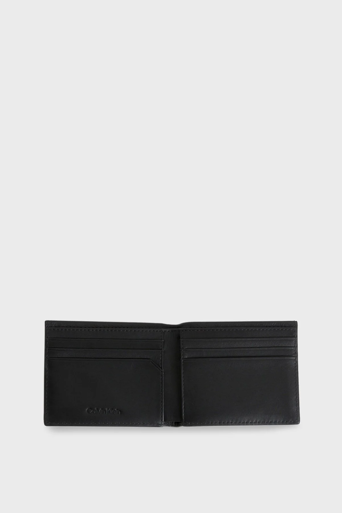 Calvin Klein Logolu Deri K50K51089401O Erkek Cüzdan K50K510894 01O SİYAH - 5