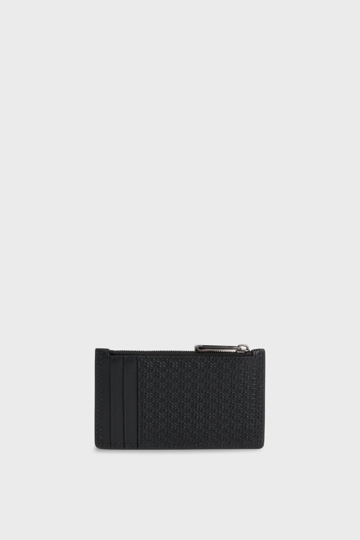 Calvin Klein Logolu Deri K50K51119701O Erkek Kartlık K50K511197 01O SİYAH - 3