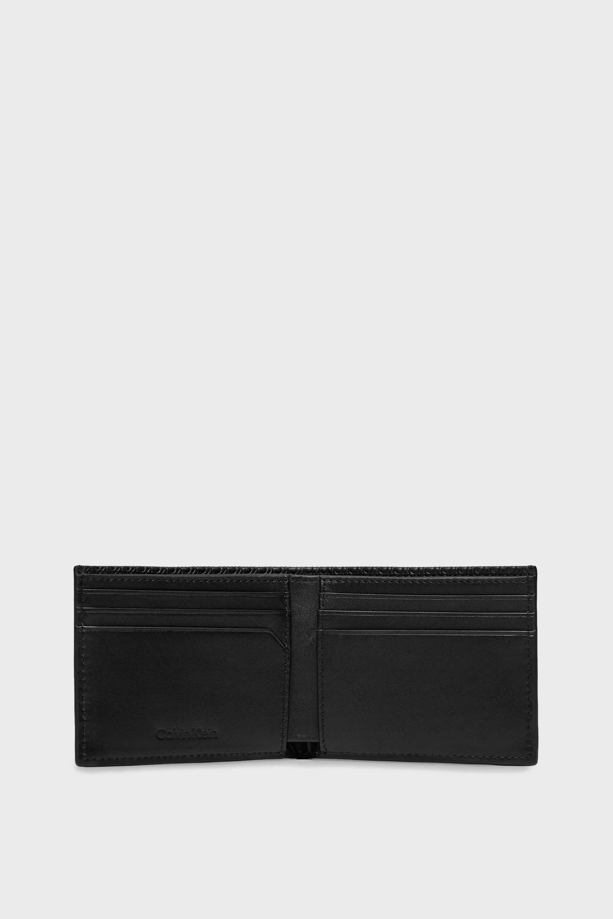 Calvin Klein Logolu Deri K50K5113740GL Erkek Cüzdan K50K511374 0GL SİYAH - 3