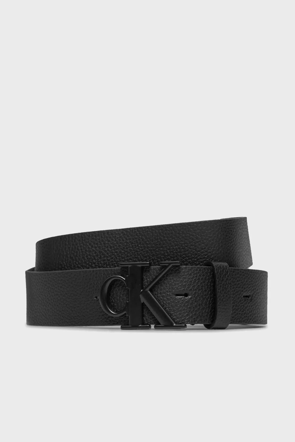 Calvin Klein Logolu Deri K50K511416BEH Erkek Kemer K50K511416 BEH SİYAH - 1