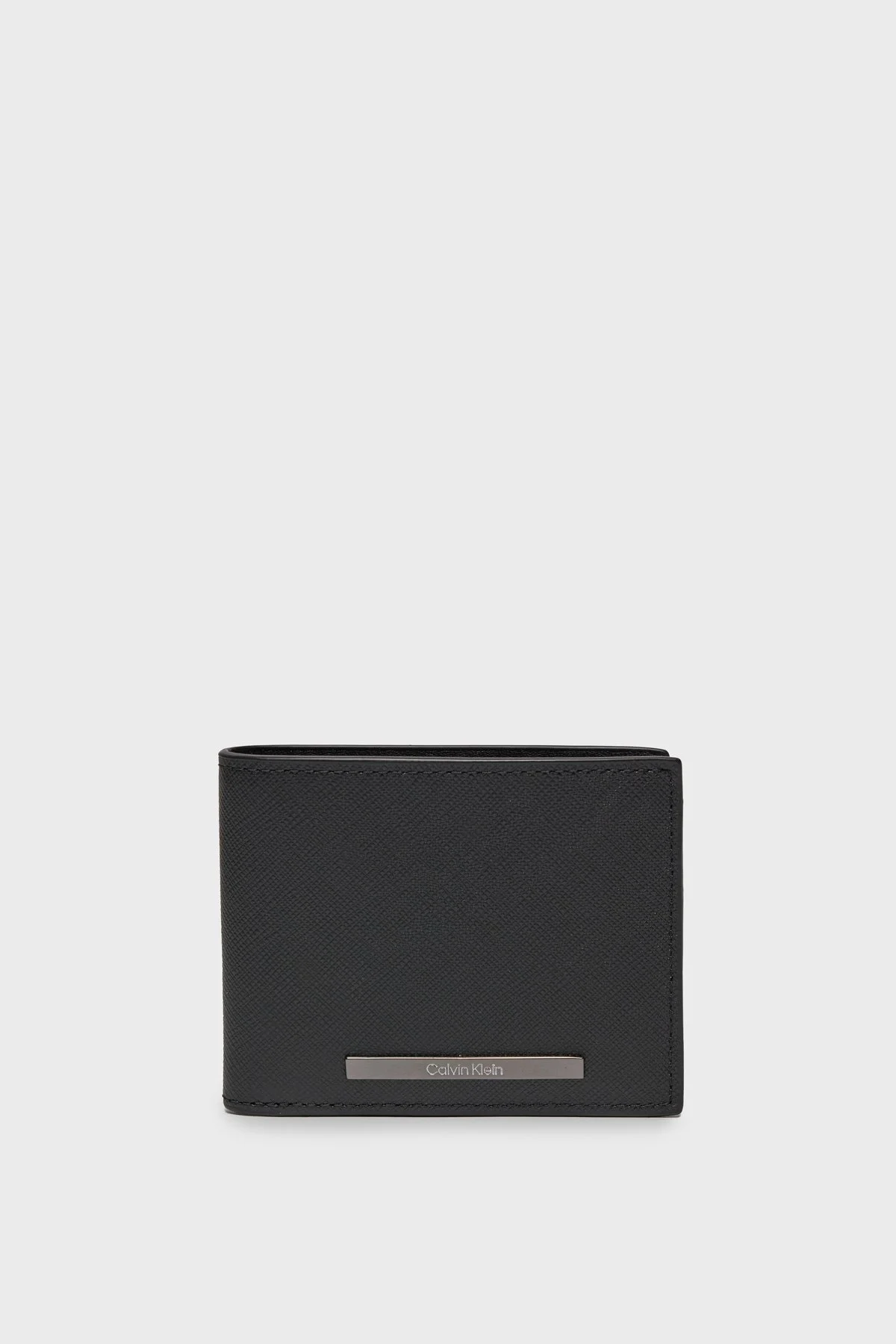 Calvin Klein Logolu Deri K50K511672BEH Erkek Cüzdan K50K511672 BEH SİYAH - 1