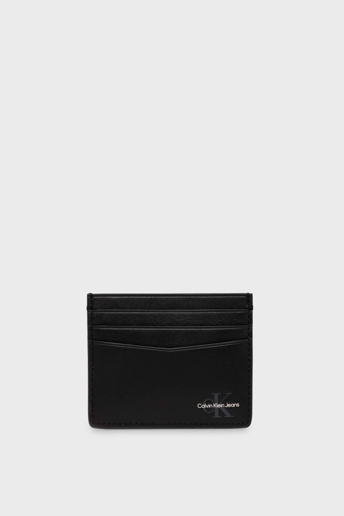 Calvin Klein Logolu Deri K50K512172BEH Erkek Cüzdan K50K512172 BEH SİYAH - 1