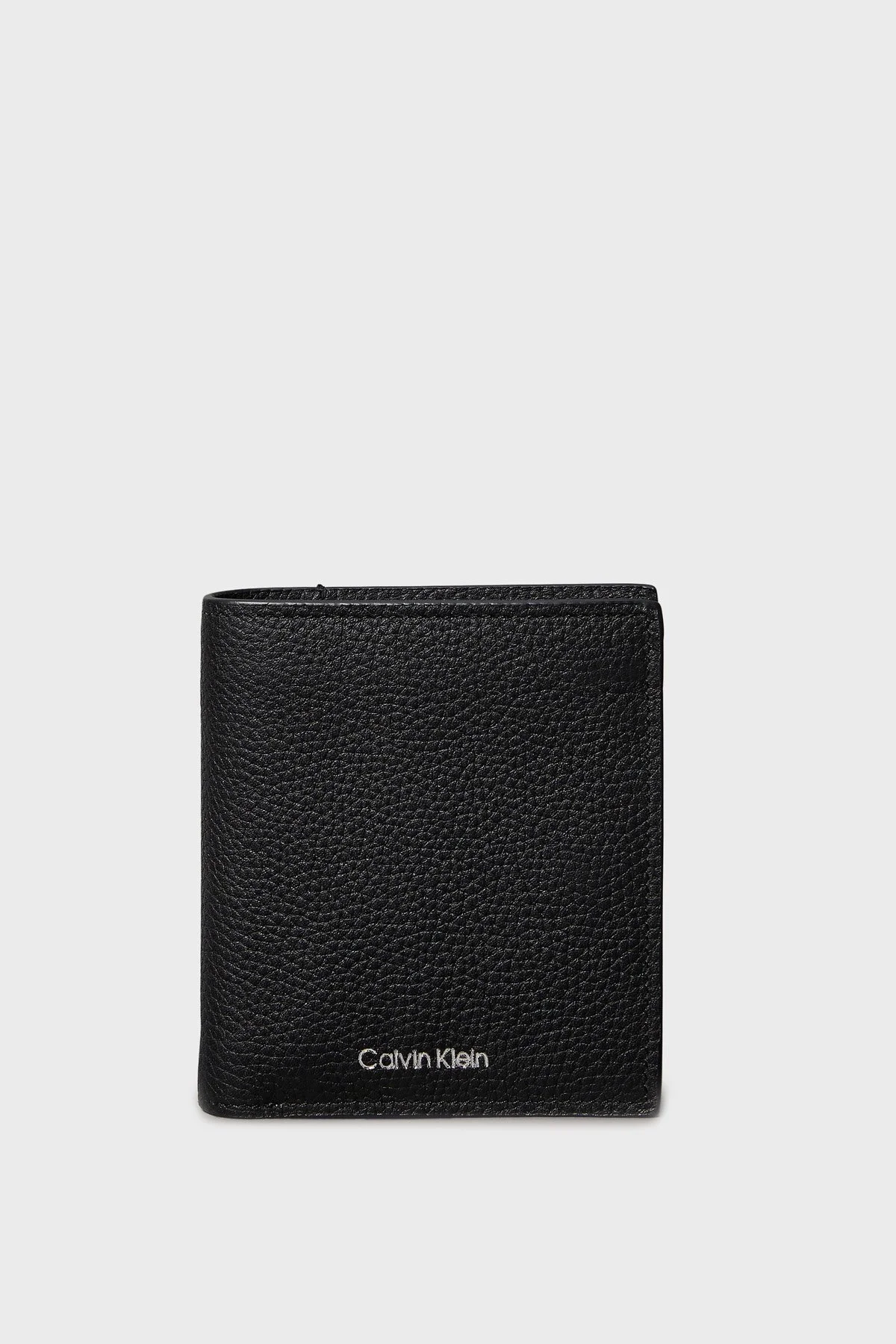 Calvin Klein Logolu Deri Kartlık LV04D1063GUB1 Erkek Cüzdan LV04D1063G UB1 SİYAH - 1