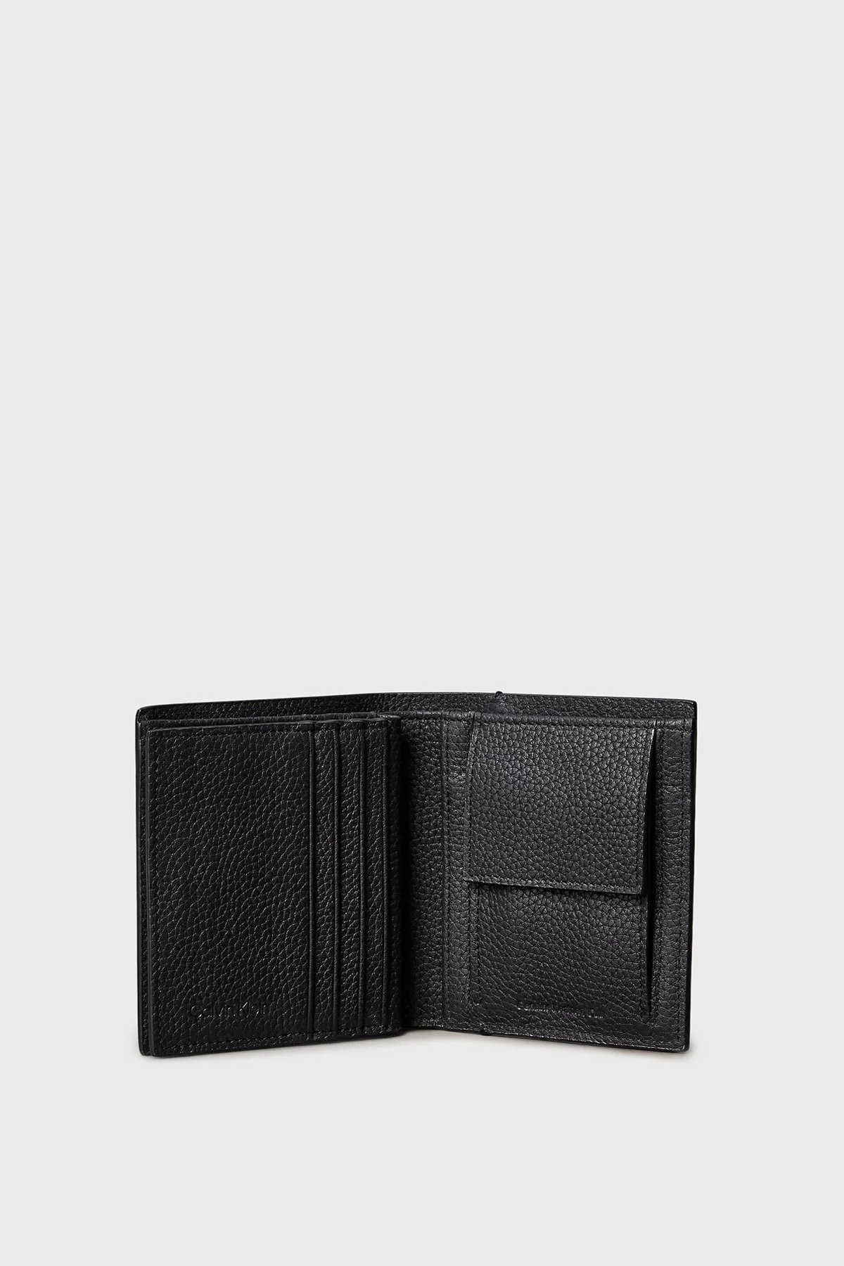 Calvin Klein Logolu Deri Kartlık LV04D1063GUB1 Erkek Cüzdan LV04D1063G UB1 SİYAH - 3