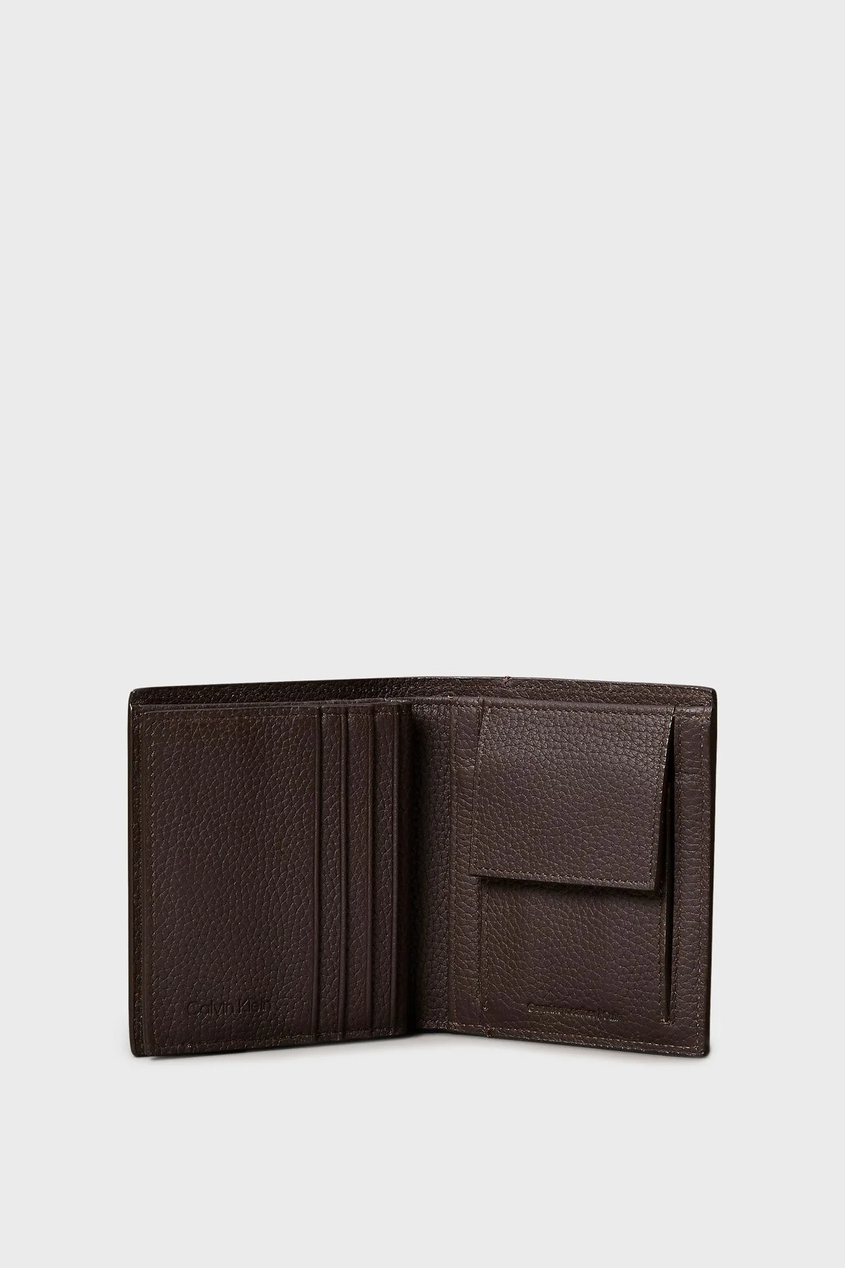 Calvin Klein Logolu Deri Kartlık LV04D1063GYG1 Erkek Cüzdan LV04D1063G YG1 KAHVE - 3
