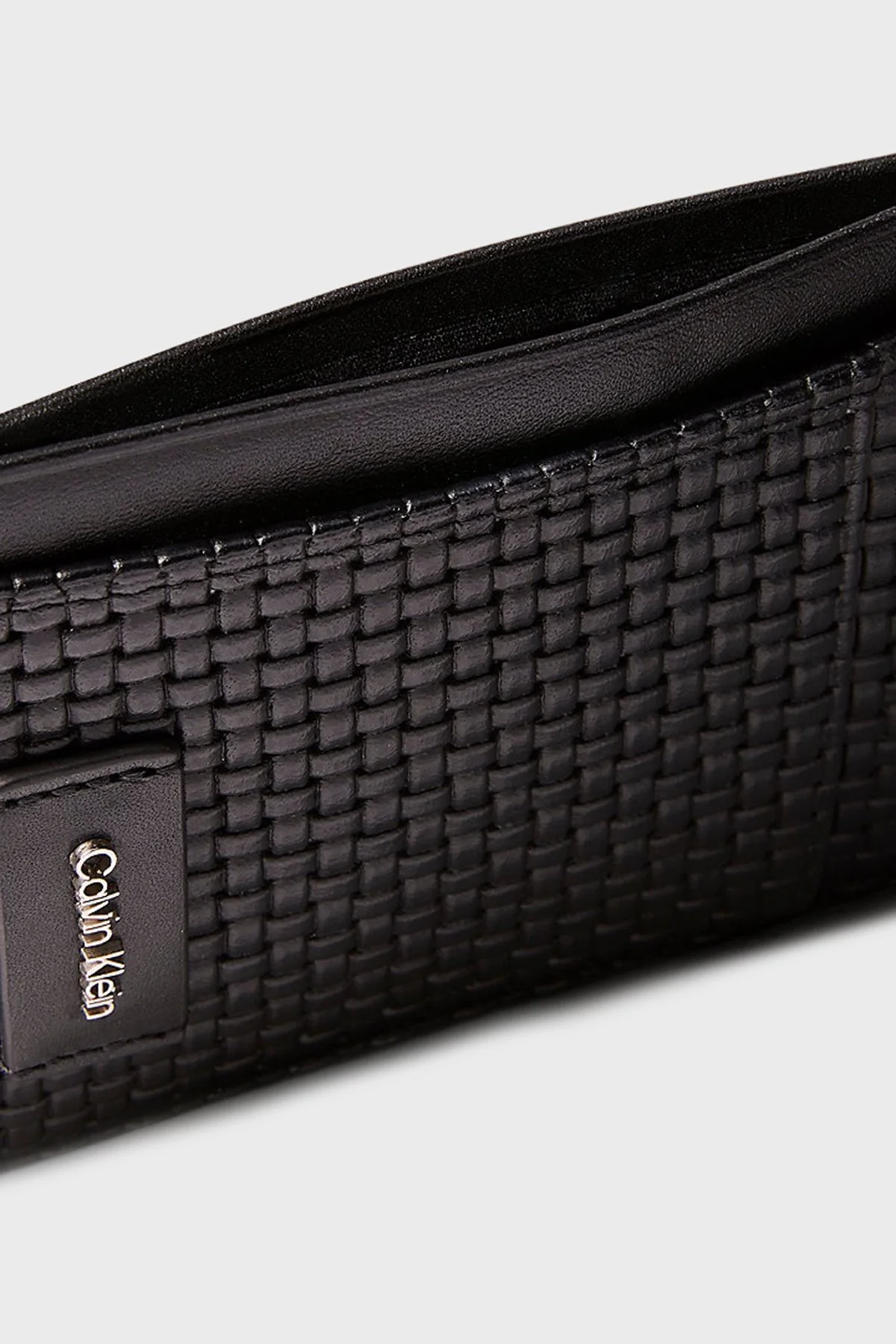 Calvin Klein Logolu Deri Kartlık LV04D1126GUB1 Erkek Cüzdan LV04D1126G UB1 SİYAH - 3